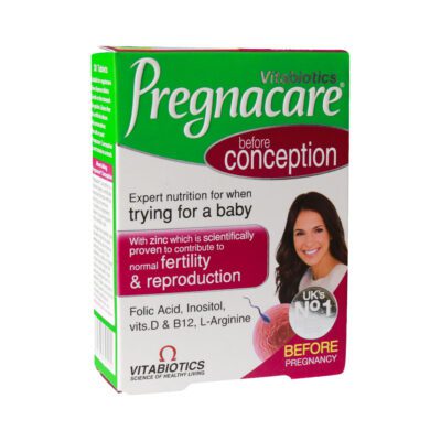 تقویت باروری بانوان - Vitabiotics Pregnacare Conception 30 Tabs