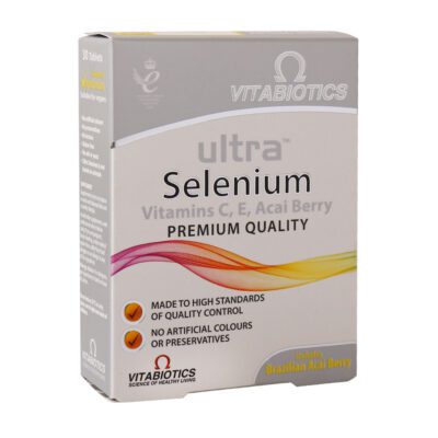 سلنیوم - Vitabiotics Ultra Selenium 30 Tabs