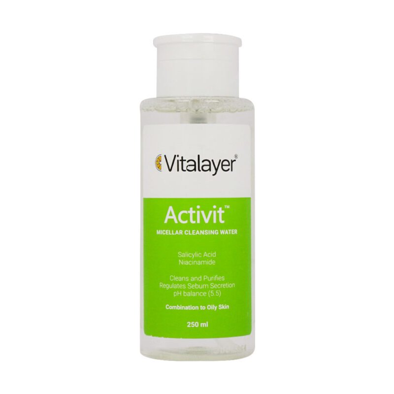 میسلار واتر - Vitalayer Activit Micellar Cleansing Water For Combination To Oily Skin 250 Ml