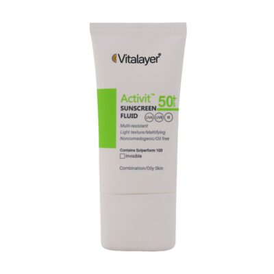کرم ضد آفتاب - Vitalayer SPF50 Activit Sunscreen Fluid For Oily Skin 50 ml