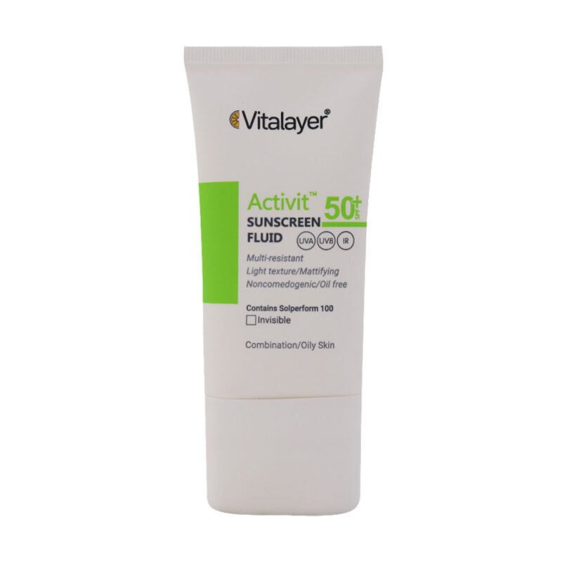 کرم ضد آفتاب - Vitalayer SPF50 Activit Sunscreen Fluid For Oily Skin 50 ml