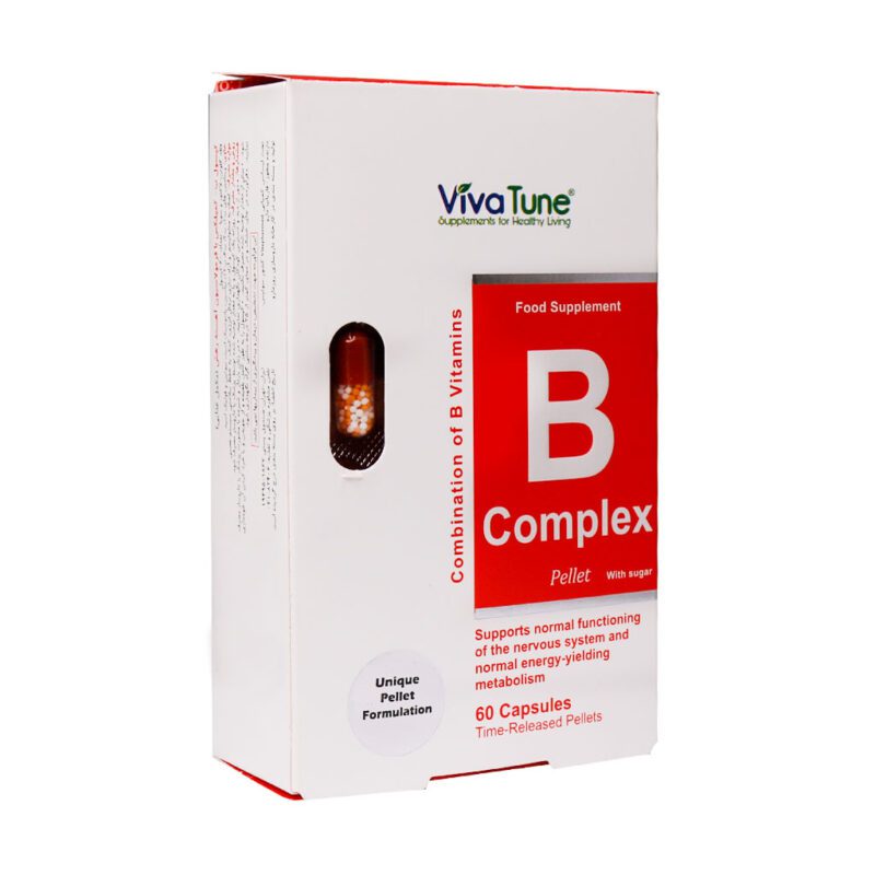 ویتامین ب کمپلکس - Viva Tune B Complex Time Released Pellet 60 Caps