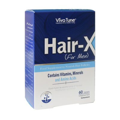 تقویت و ضد ریزش مو - Viva Tune Hair-X For Men 60 Tabs