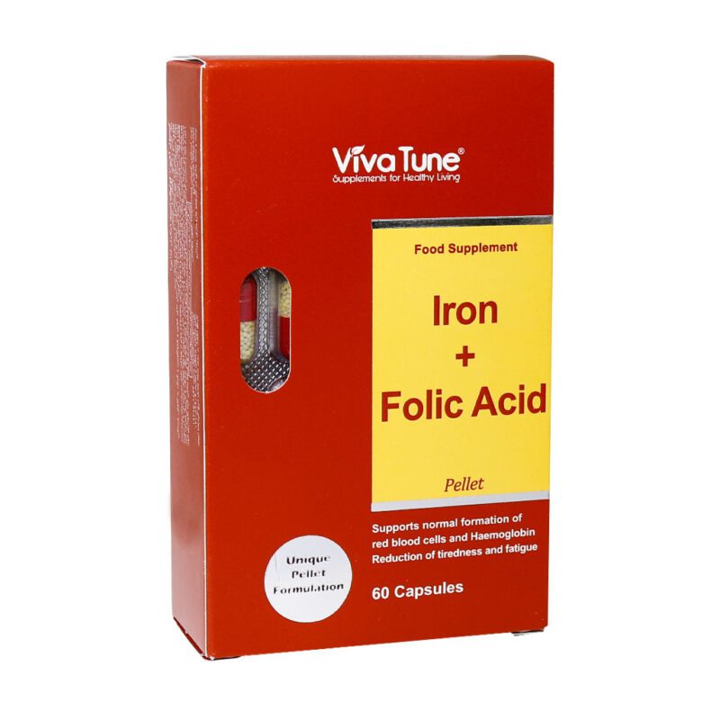 آهن - Viva Tune Iron And Folic Acid 60 Caps