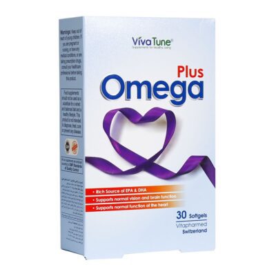 امگا ٣ و روغن ماهی - Viva Tune Omega Plus 30 softgels
