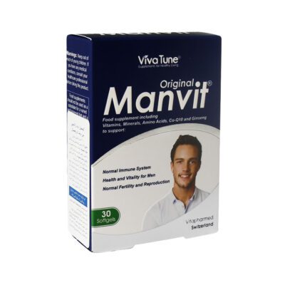 مولتی ویتامین - Viva Tune Original Manvit 30 Softgels