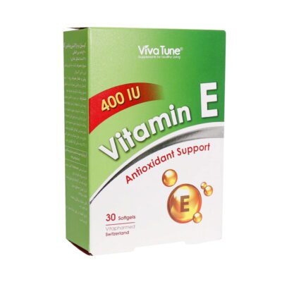 ویتامین E - Viva Tune Vitamine E 400 IU 30 Softgels