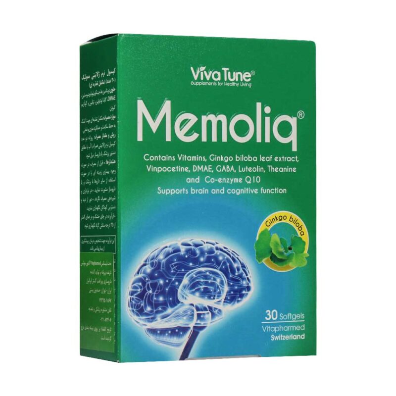 تقویت حافظه و تمرکز - Vivatune Memoliq 30 Softgels