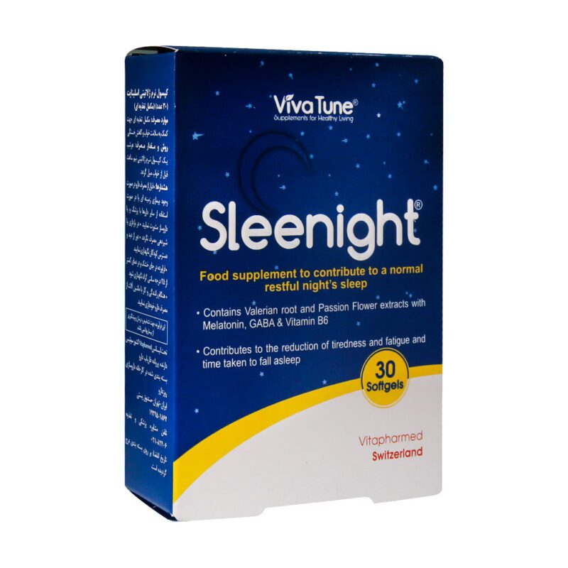 ملاتونین - Vivatune Sleenight 30 Softgels