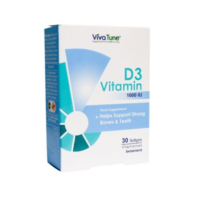 ویتامین D - Vivatune Vitamin D3 30 Softgels