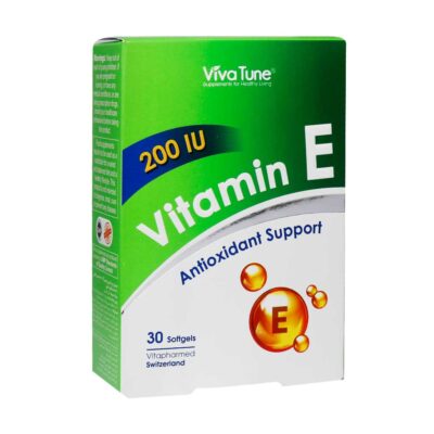 ویتامین E - Vivatune Vitamin E 200 IU 30 Softgels