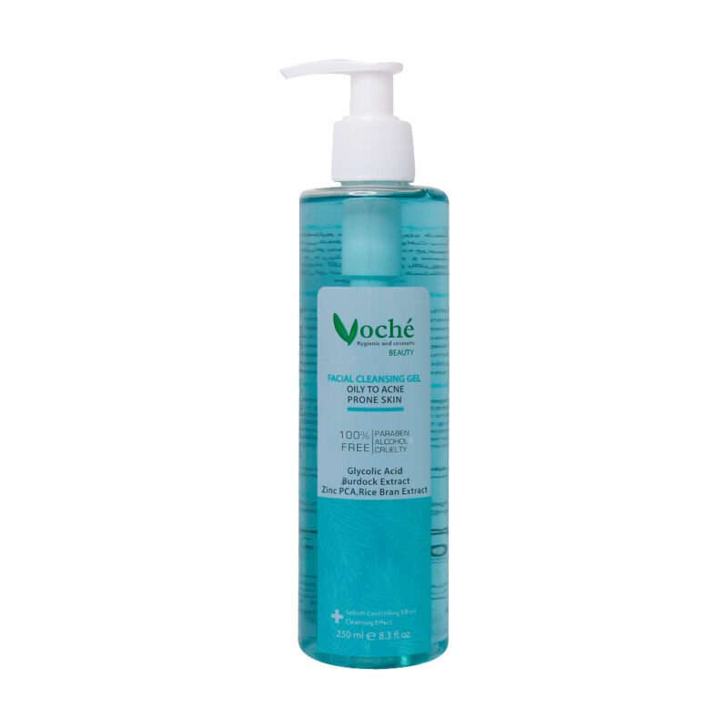 ژل و فوم پوست - Voche Facial Cleansing Gel For Oily Skin250 ml