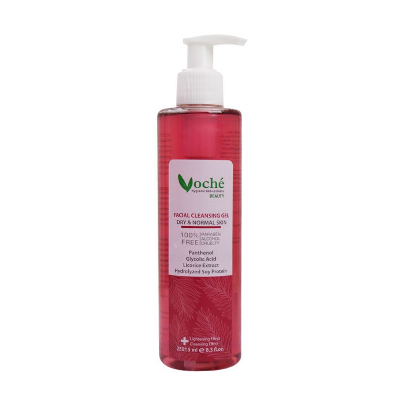 ژل و فوم پوست - Voche Facial Cleansing Gel For Dry And Normal Skin 250 ml