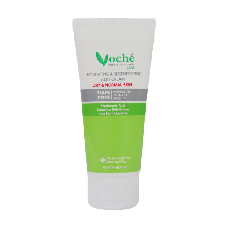 مرطوب کننده پوست - Voche Hydrating Regenerating Silky Dry & Normal Skin Cream 60 ml