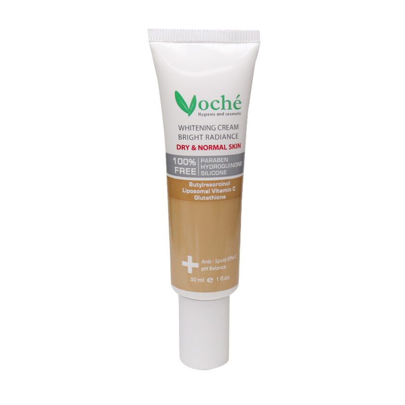 کرم روشن کننده و ضد لک - Voche Whitening Cream For Dry And Normal Skin 30 ml